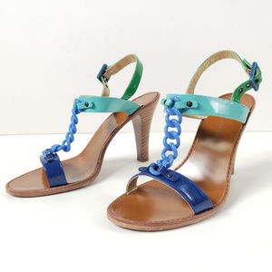 MARC by Marc Jacobs - Tri Color Heeled Sandals